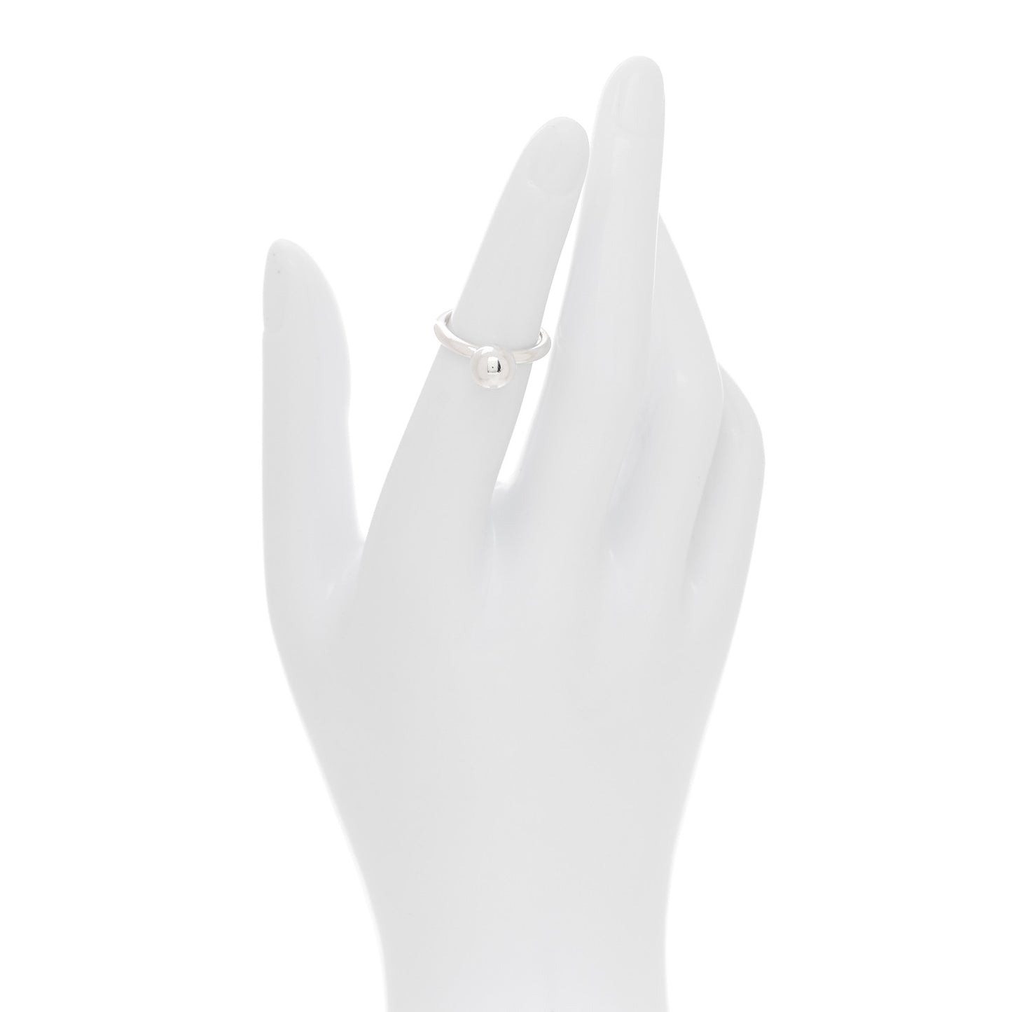 Sterling Silver 8mm Hardwear Ball Ring 49 4.75