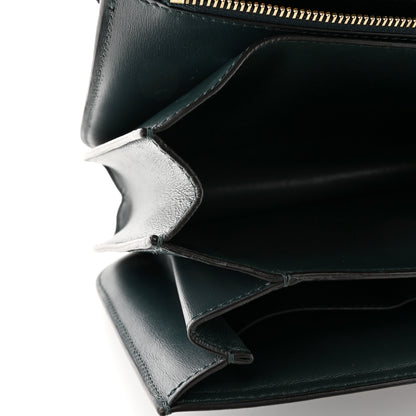 Celine Box Calfskin Medium Classic Box Flap Bag Dark Green 13 of 18