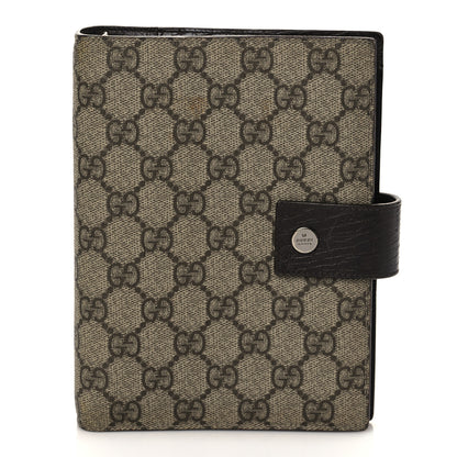Gucci GG Supreme Monogram Standard Agenda Dark Brown 1 of 6