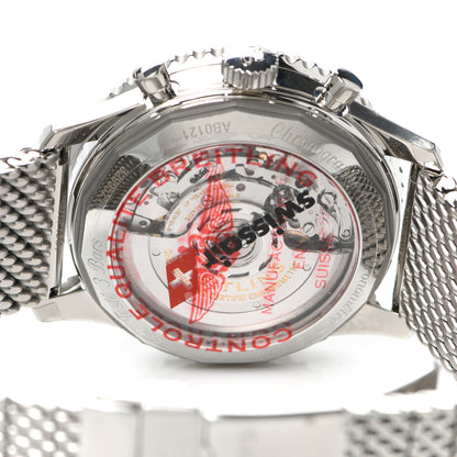 Breitling Stainless Steel 43mm Navitimer Swiss Air Chronograph Automatic Watch Black AB0121 4 of 5