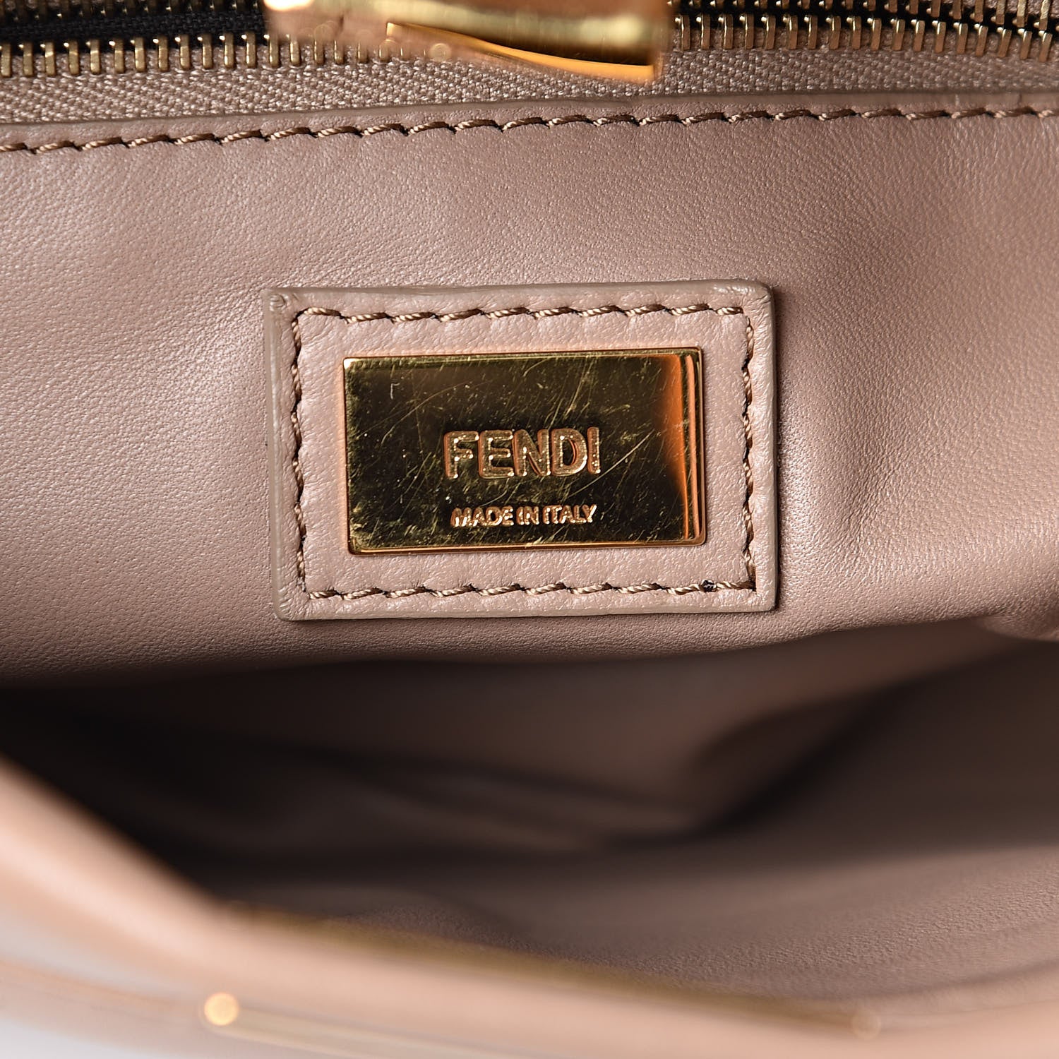 Fendi Nappa Mini Peekaboo Iconic Satchel Ratmusquet 7 of 10