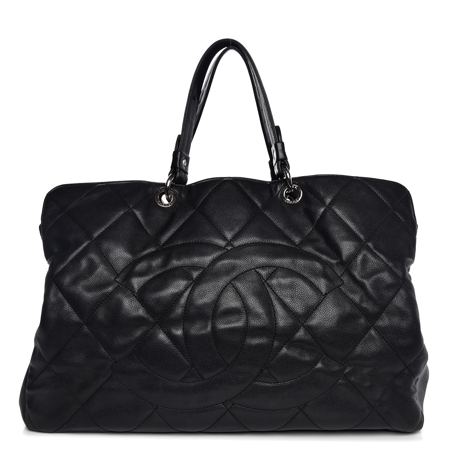 Chanel Soft Caviar Quilted Large Timeless Tote Black 1 of 10