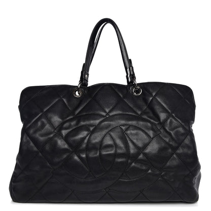 Chanel Soft Caviar Quilted Large Timeless Tote Black 1 of 10