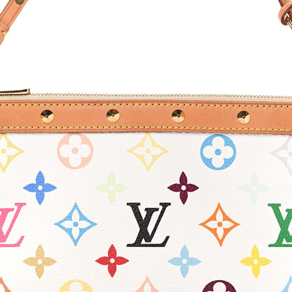 Louis Vuitton Monogram Multicolor Pochette Accessories White 11 of 13