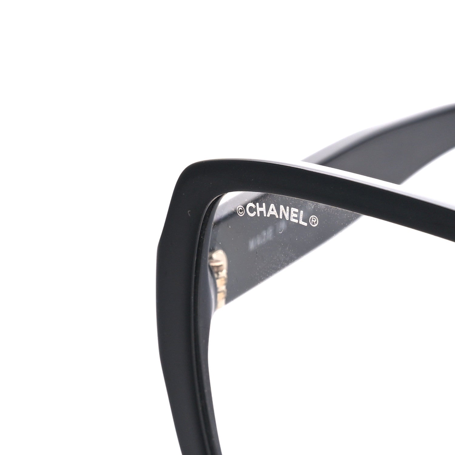 Chanel Acetate Square Eyeglasses 5408 Black 7 of 8