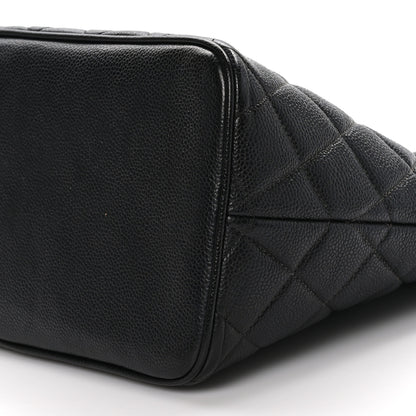 Chanel Caviar Quilted Medallion Tote Black 9 of 9