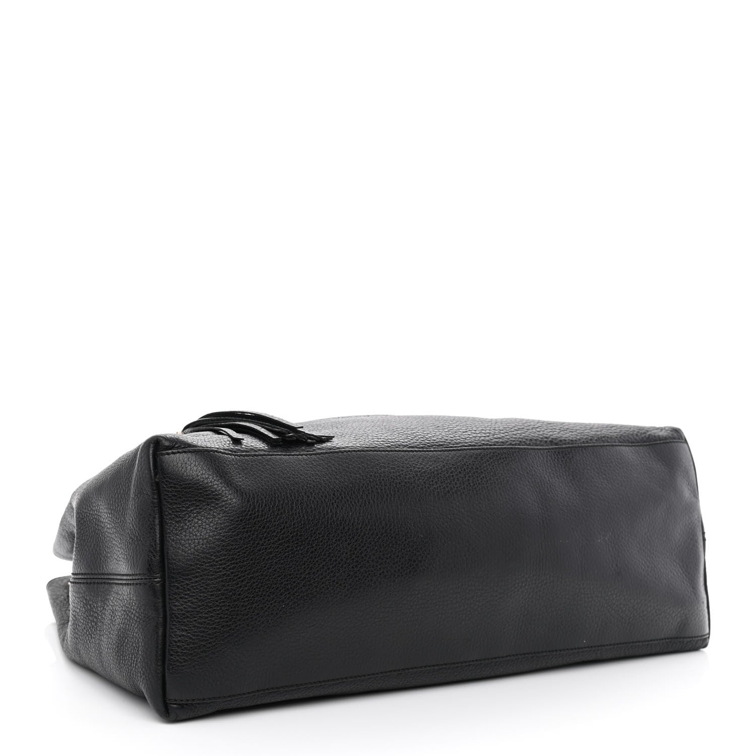 Gucci Pebbled Calfskin Large Soho Chain Shoulder Bag Black 4 of 15