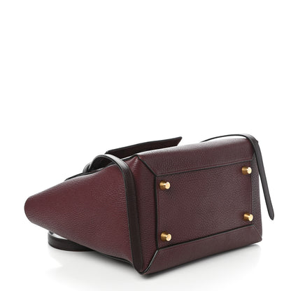 Celine Goatskin Smooth Calfskin Mini Belt Bag Burgundy 4 of 9