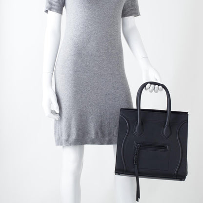 Celine Smooth Calfskin Medium Phantom Luggage Black 2 of 10