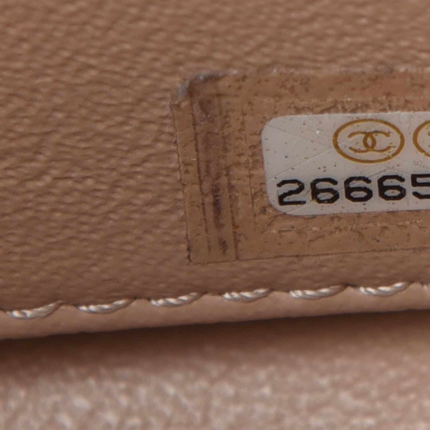 Chanel Caviar Quilted Medium Business Affinity Flap Beige 9 of 10