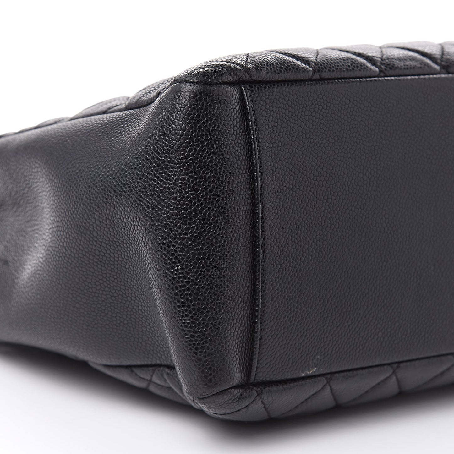 Caviar Quilted Grand Shopping Tote GST Black