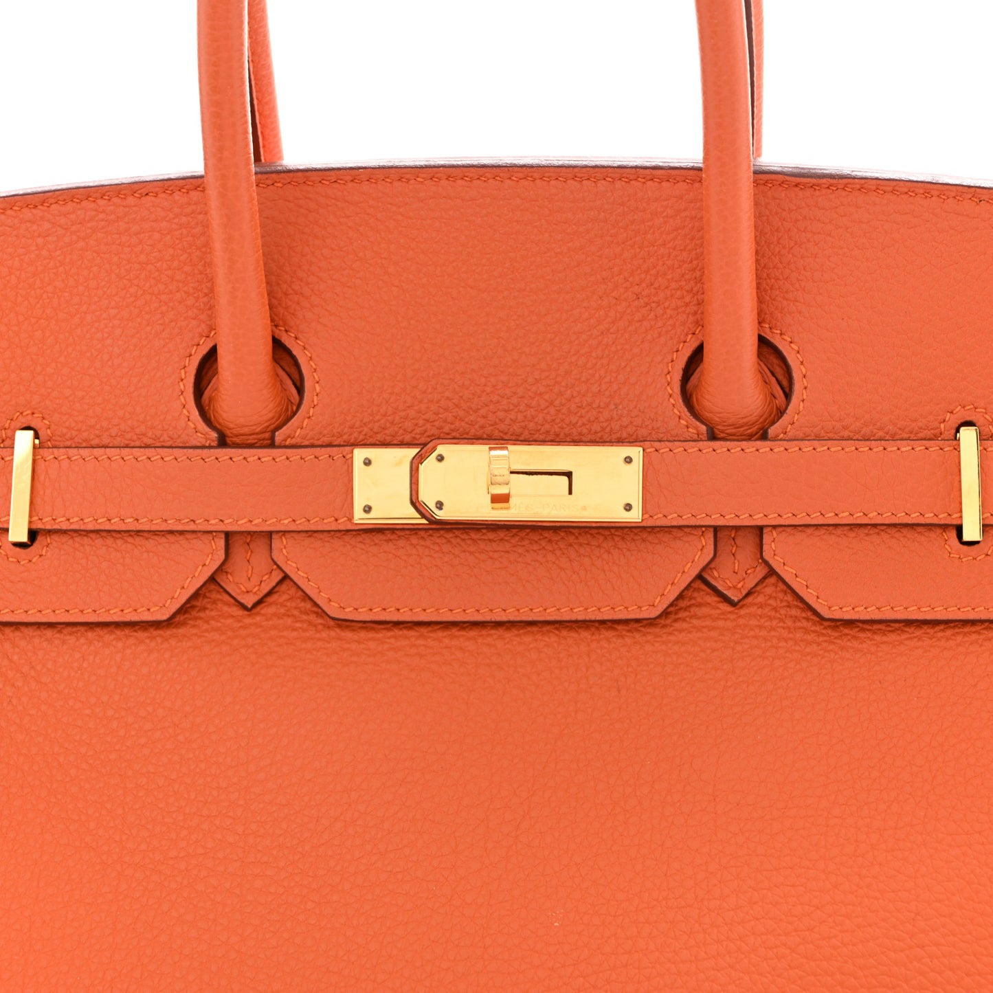 Togo Birkin 35 Orange
