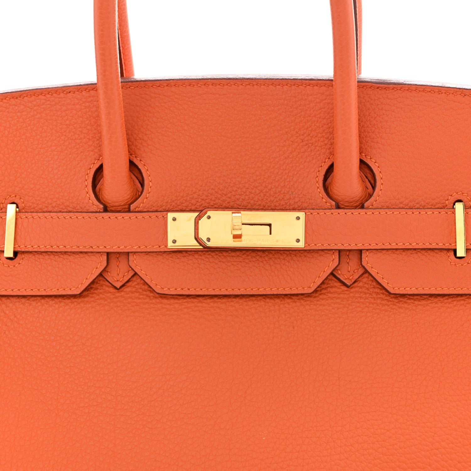 Hermes Togo Birkin 35 Orange 8 of 10