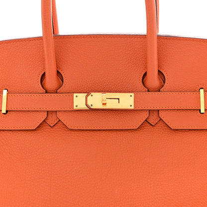 Hermes Togo Birkin 35 Orange 8 of 10
