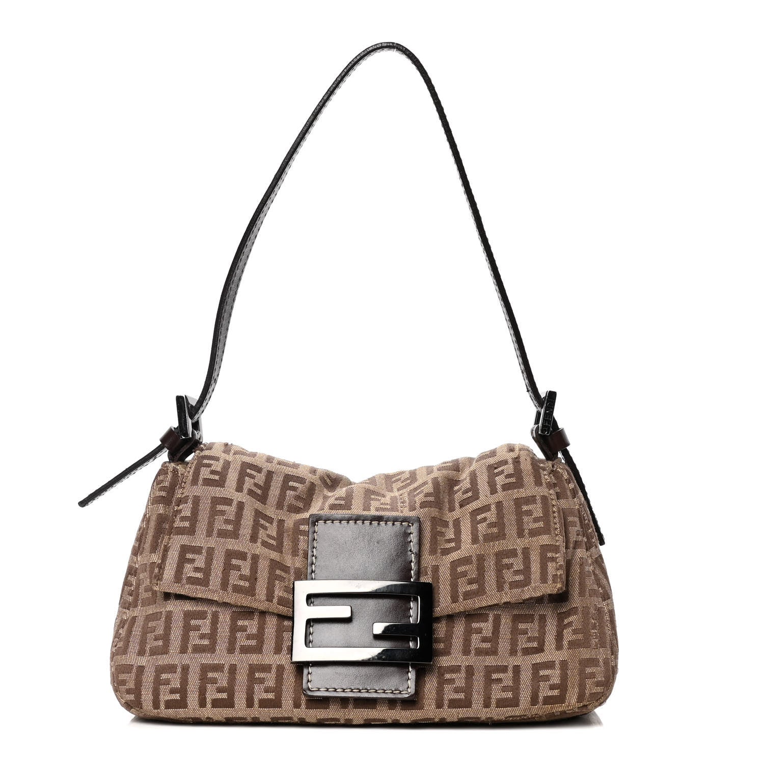 Fendi Zucchino Mini Mama Baguette Tobacco 1 of 6