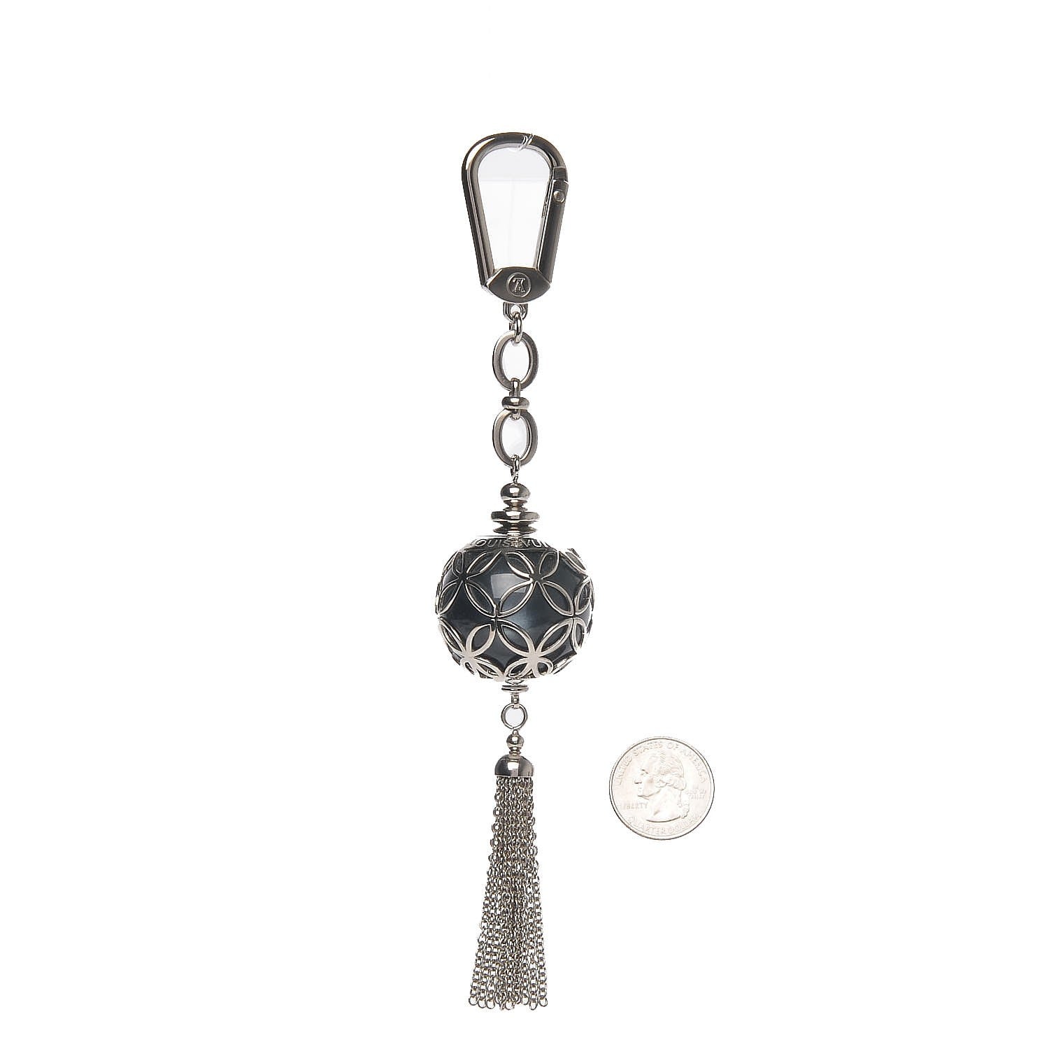 Louis Vuitton Ice Ball Key Holder Charm Silver 2 of 4