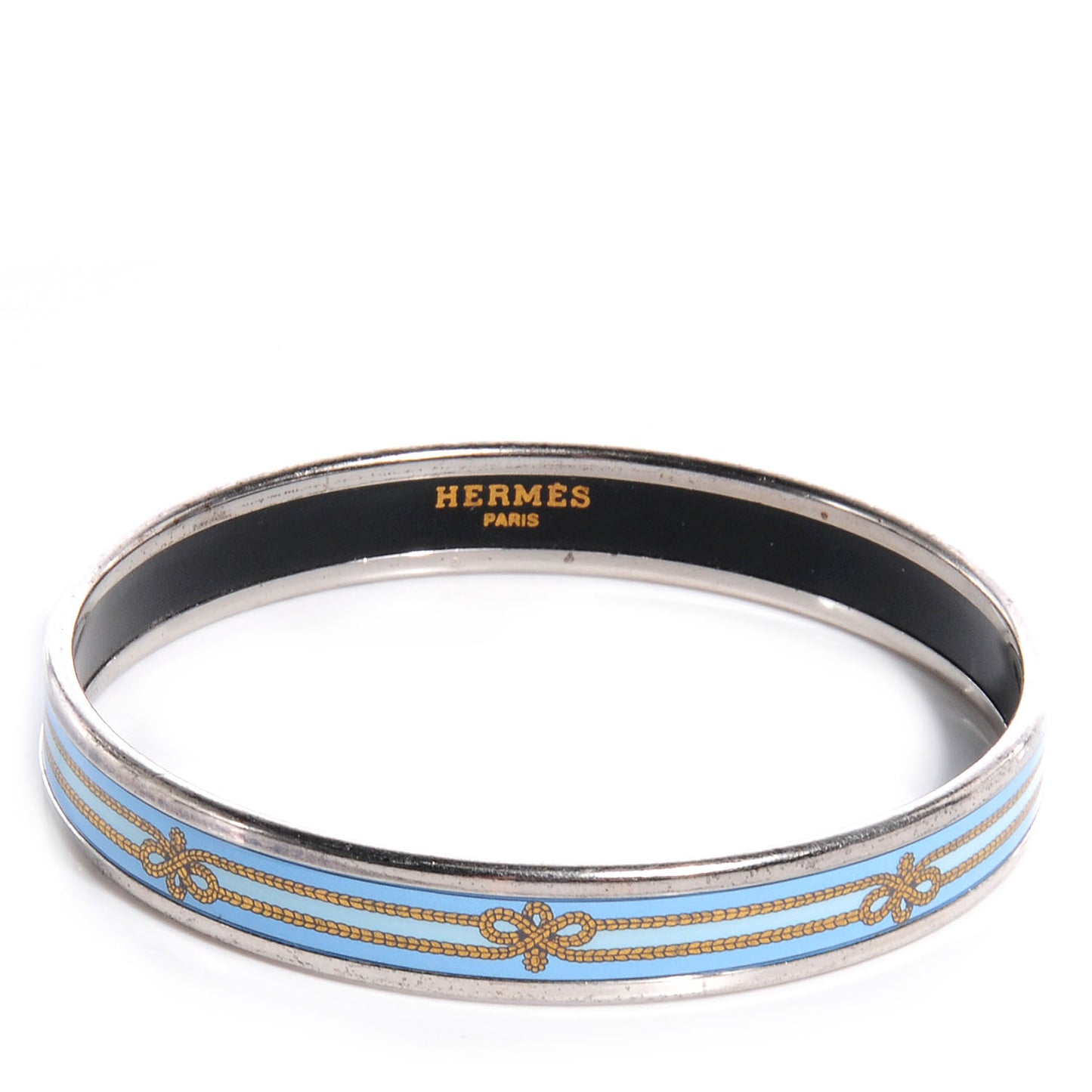 Enamel Printed Rope Narrow Bracelet 65