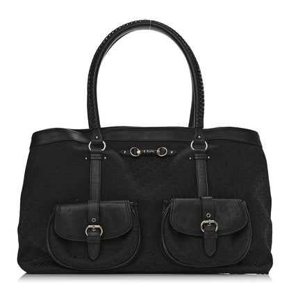 Christian Dior Monogram Large My Dior Frame Pocket Satchel Black 1 of 10