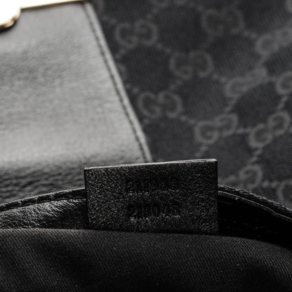 Gucci Monogram Large New Ladies Web Hobo Black 7 of 7