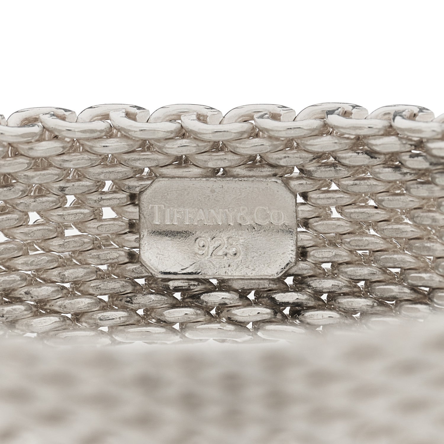 Tiffany Sterling Silver Somerset Mesh Bracelet 3 of 3