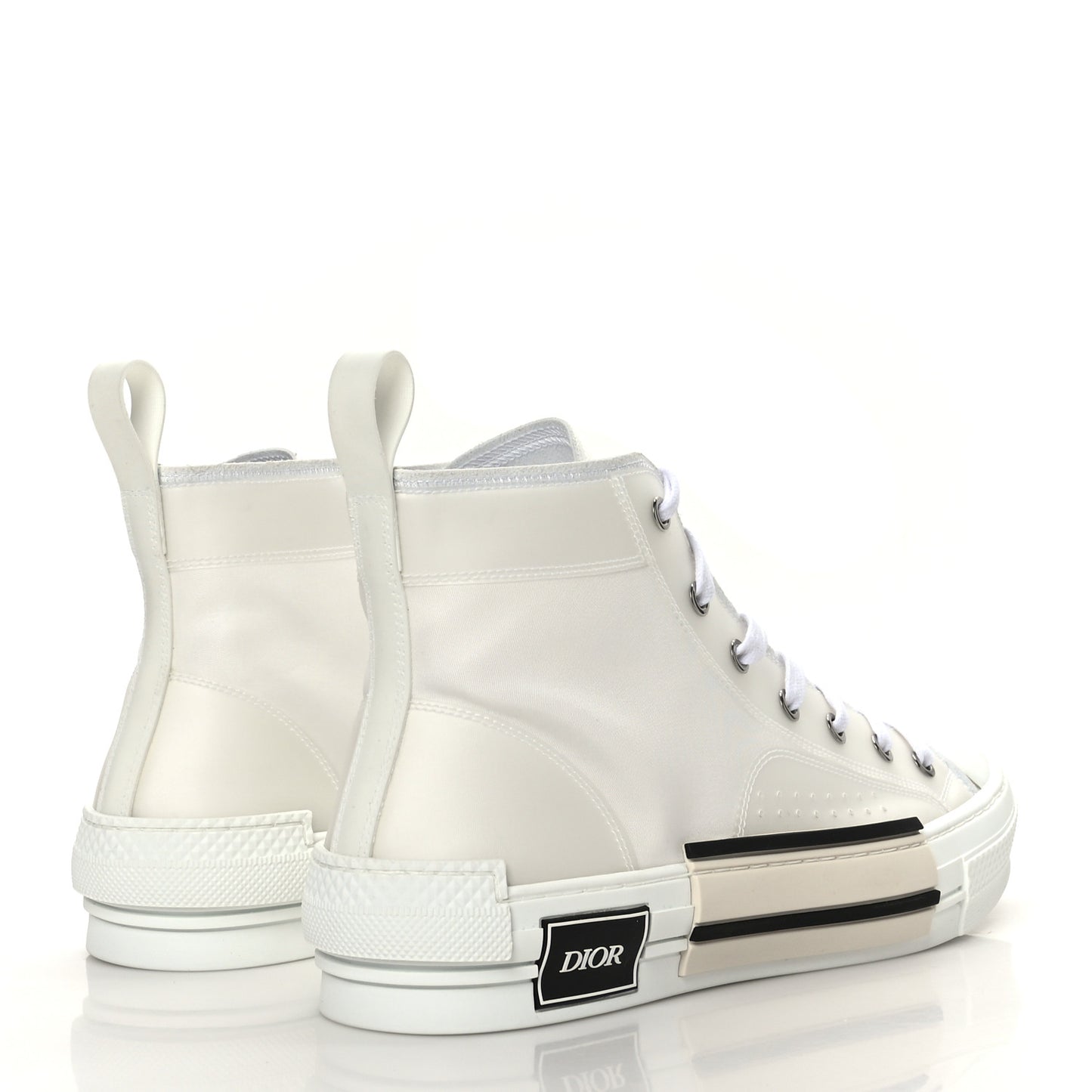 Canvas Mens B23 High Top Sneakers 41.5 White