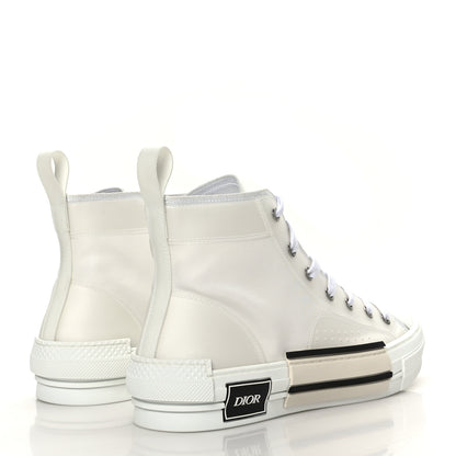 Christian Dior Canvas Mens B23 High Top Sneakers 41.5 White 4 of 6