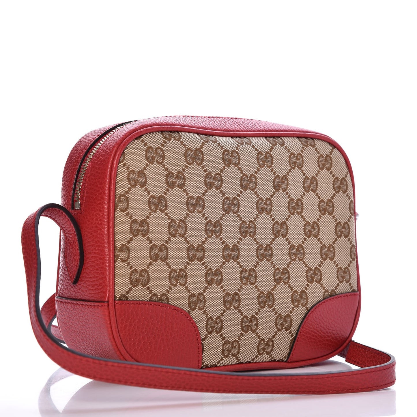 Monogram Mini Bree Messenger Bag Red