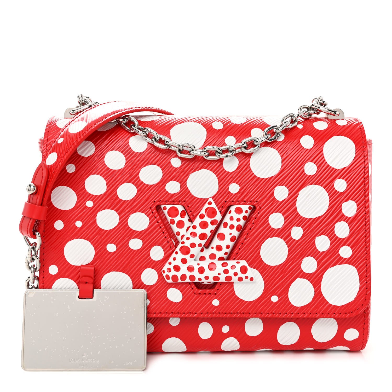 Louis Vuitton LV X YK Epi Infinity Dots Twist Shoulder Bag MM Red 1 of 12