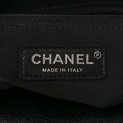 Chanel Caviar Quilted Large Urban Companion Top Handle Shopping Tote Black 6 of 9