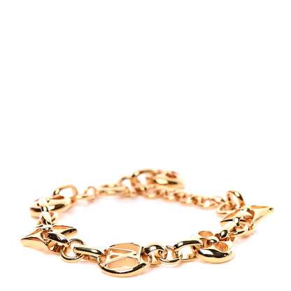 Louis Vuitton Metal Large Crazy In Lock Bracelet Gold 1 of 3