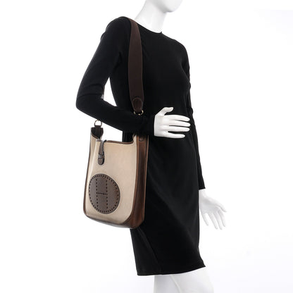 Hermes Toile Natural Barenia Evelyne GM Ebene 2 of 14
