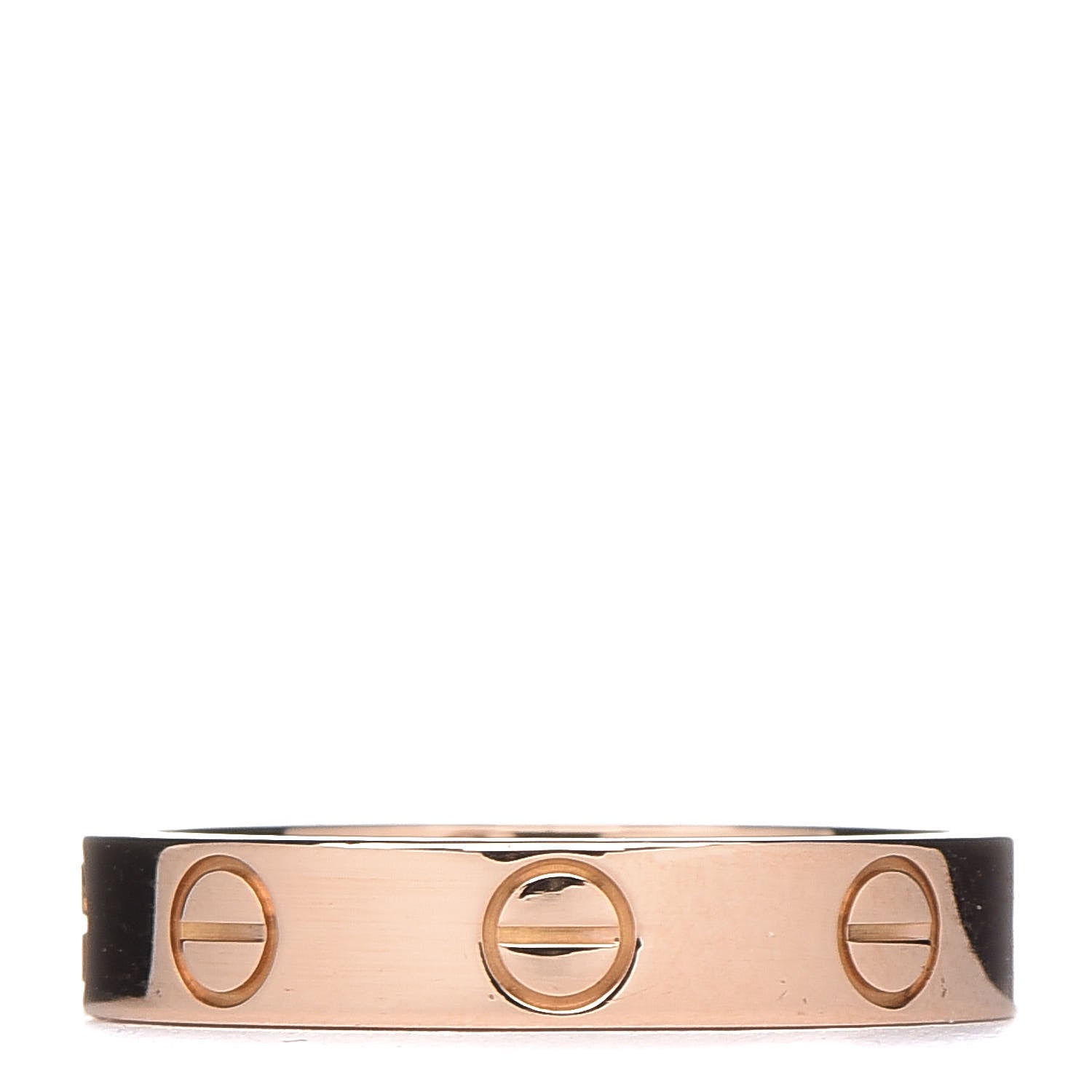 Cartier 18K Pink Gold 3.5mm LOVE Wedding Band Ring 49 4.75 1 of 4