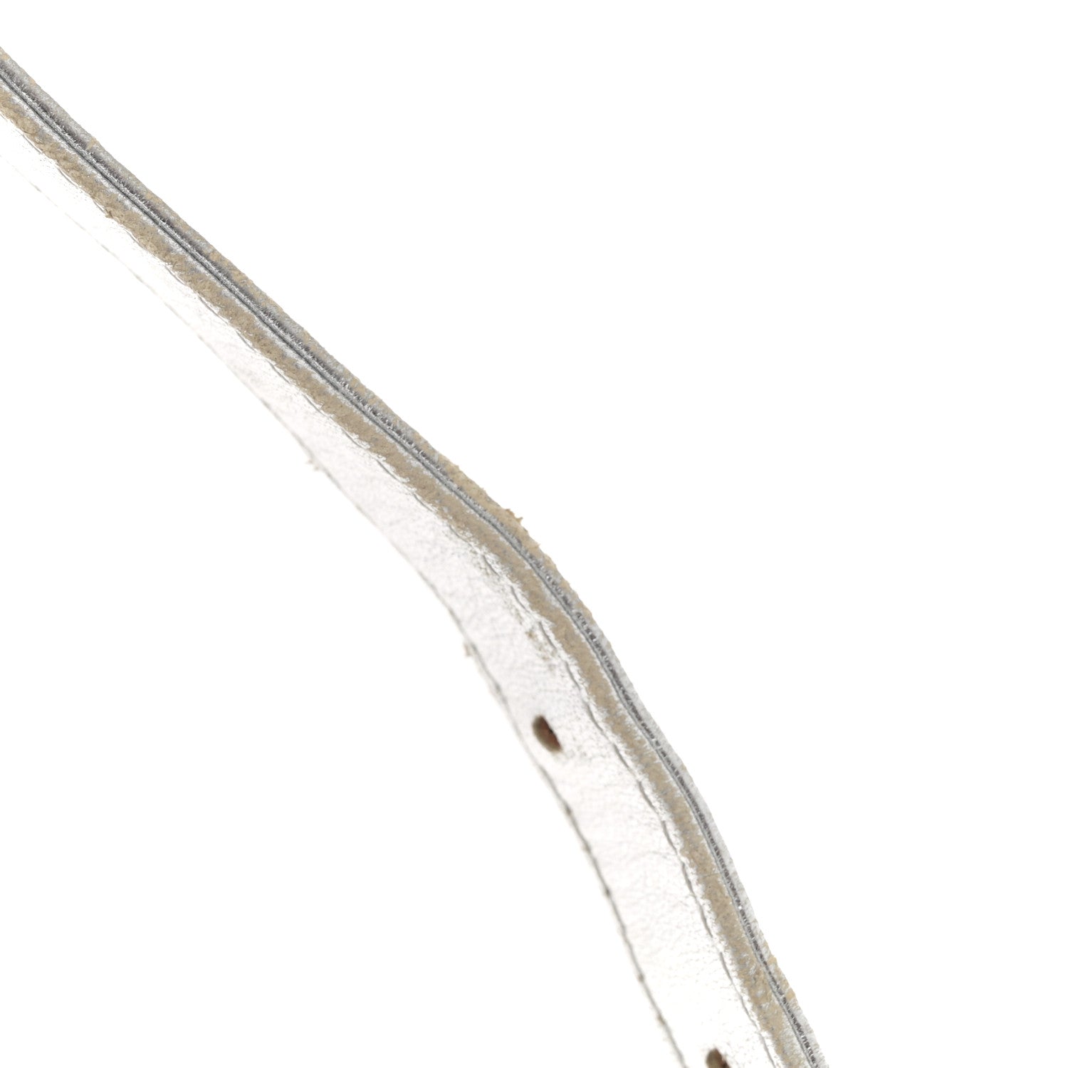 Fendi Metallic Nappa Crystal Baguette Silver 15 of 15