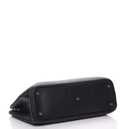 Christian Dior Bullcalf Large Diorissimo Black Rose Indien 4 of 10