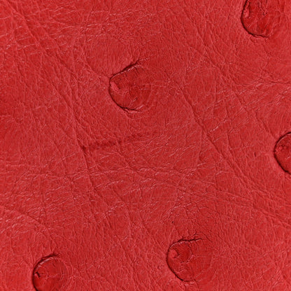 Hermes Ostrich Azap Wallet Rouge Vif 10 of 11