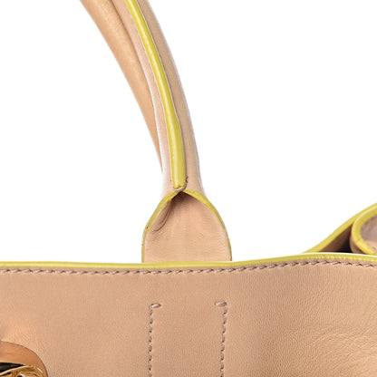 Versace Calfskin Large Palazzo Tote Bag Beige 13 of 22