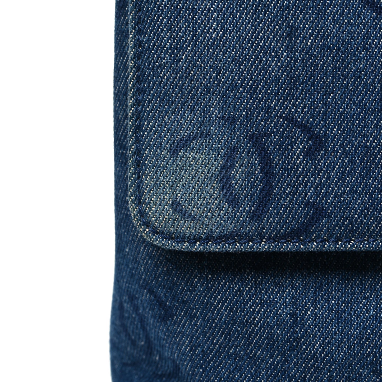 Denim CC Clutch Dark Blue