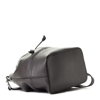 Marc Jacobs Grained Calfskin Lock That Bucket Bag Grey 3 of 6