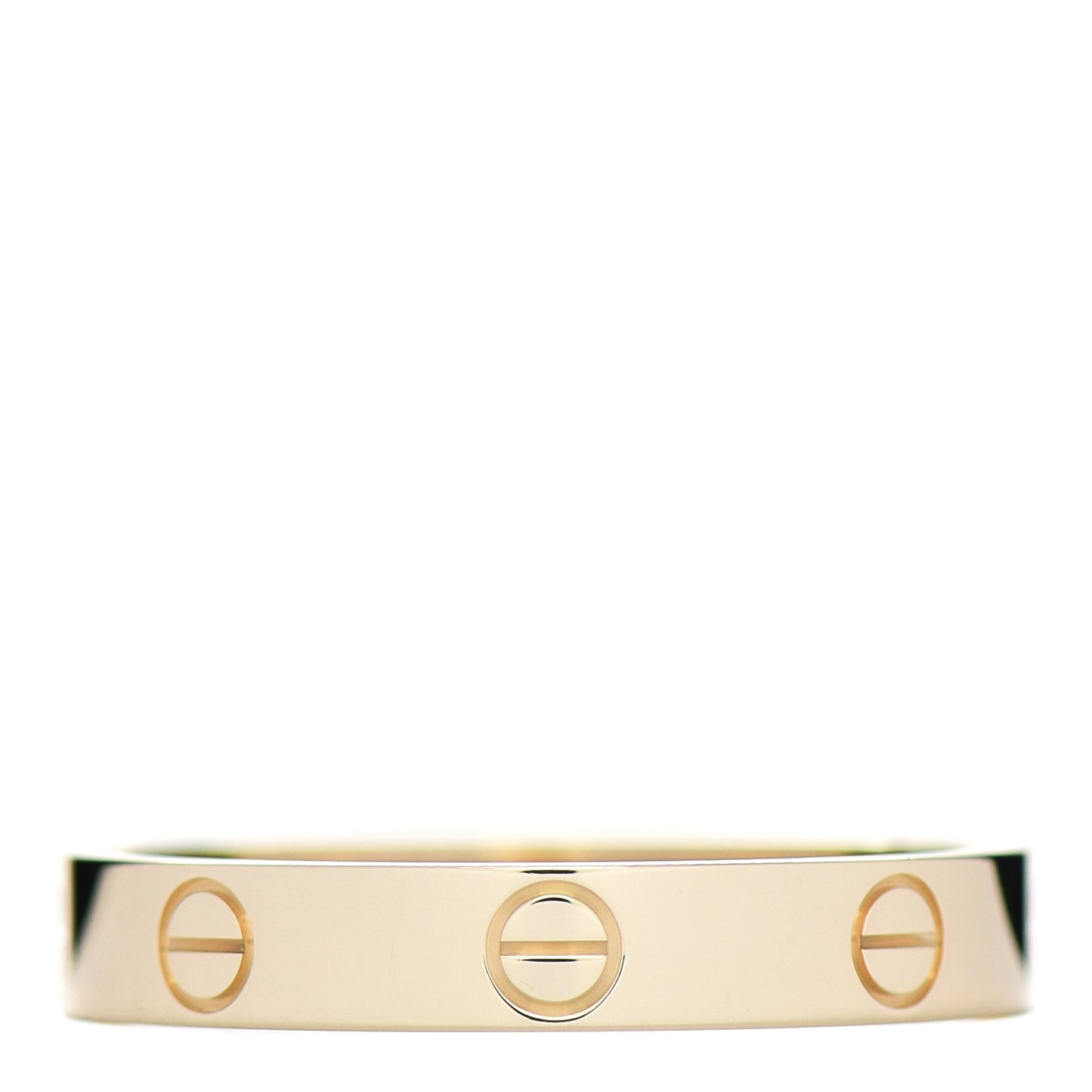 18K Yellow Gold 3.5mm LOVE Wedding Band Ring 59 8.75