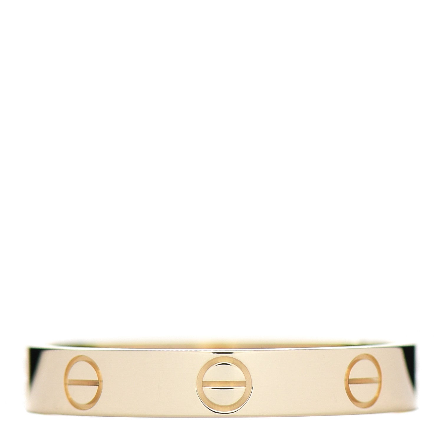 Cartier 18K Yellow Gold 3.5mm LOVE Wedding Band Ring 59 8.75 3 of 5
