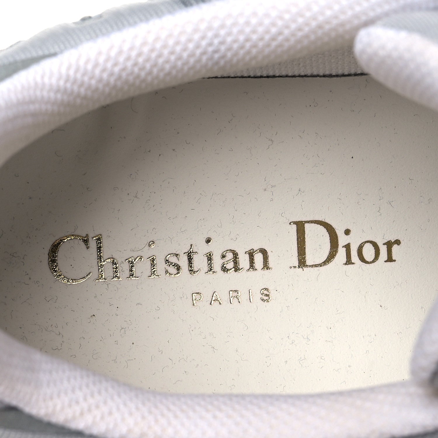 Christian Dior Reflective Fabric Nylon Dior-ID Platform Sneakers 38 Silver 7 of 8