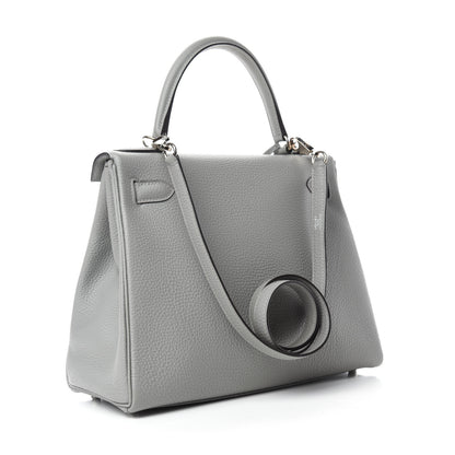 Hermes Togo Kelly Retourne 28 Gris Mouette 3 of 11