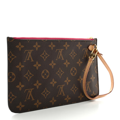 Louis Vuitton Monogram Neverfull MM GM Pochette Pivoine 3 of 7