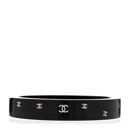 Chanel Resin CC Bangle Black 1 of 4