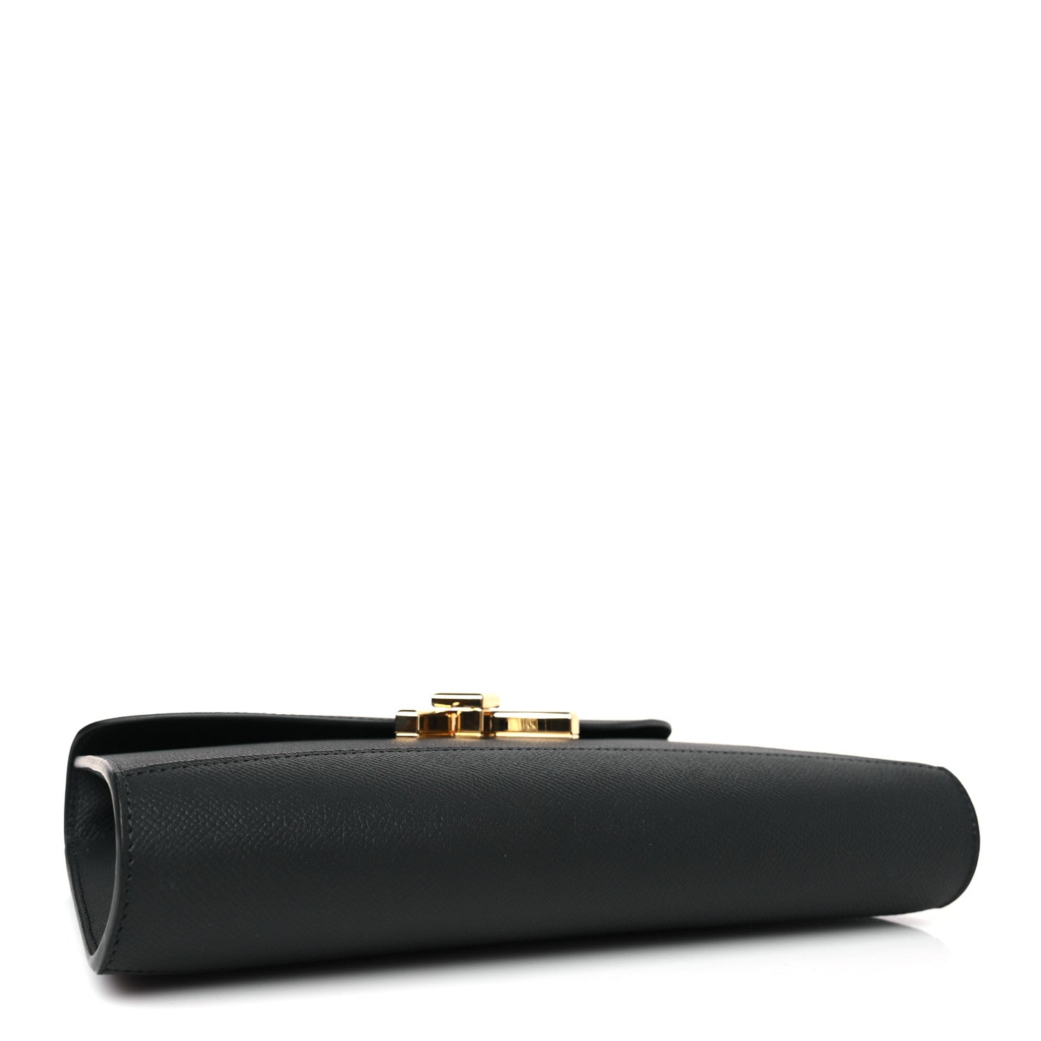 Moynat Carat Calfskin Gabrielle Clutch Black 4 of 8