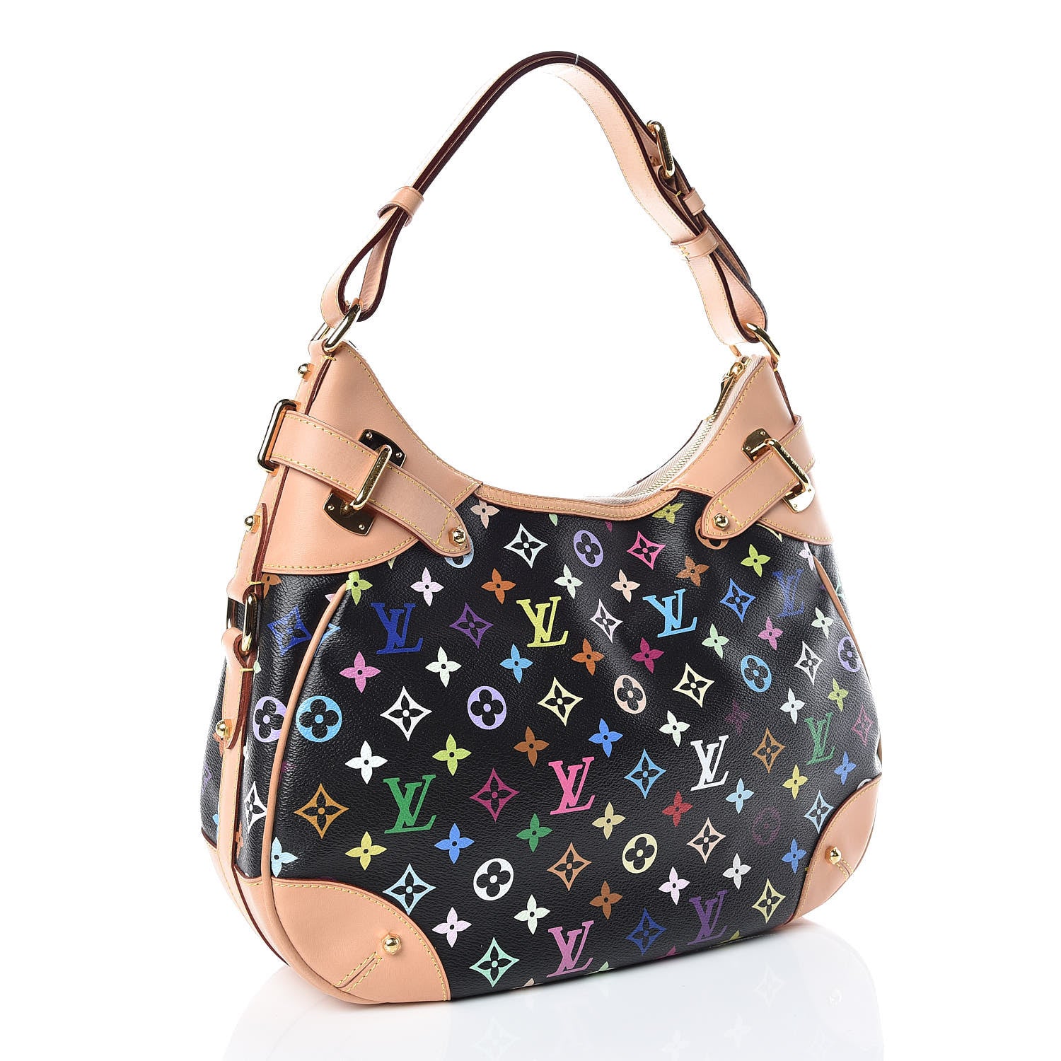 Louis Vuitton Monogram Multicolor Greta Black 3 of 13