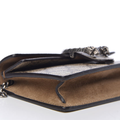 Gucci GG Supreme Monogram Super Mini Dionysus Shoulder Bag Taupe 8 of 10