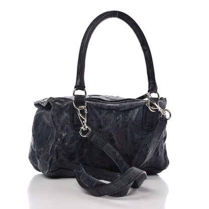 Givenchy Tumbled Sheepskin Small Pandora Navy 3 of 12