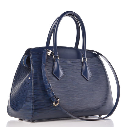 Louis Vuitton Epi Soufflot MM Indigo 3 of 9