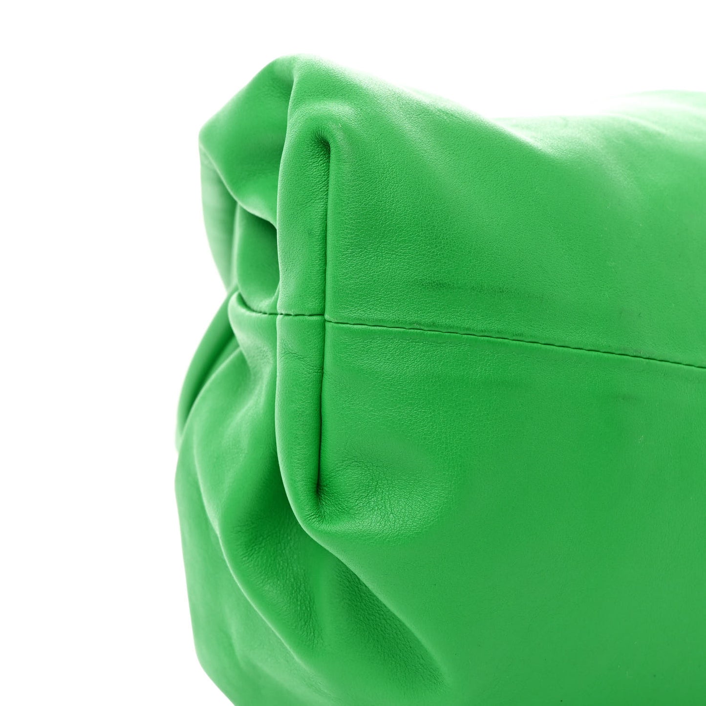 Smooth Butter Calf The Pouch Oversized Clutch Parakeet